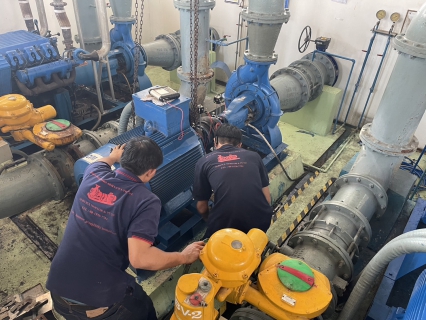 ไฟล์แนบ กปภ.สาขาสมุทรสงคราม บำรุงรักษาหม้อแปลงไฟฟ้าและเครื่องสูบน้ำทุกสถานี เพื่อเตรียมความพร้อมให้บริการน้ำประปาอย่างต่อเนื่องในช่วงเทศกาลปีใหม่ 