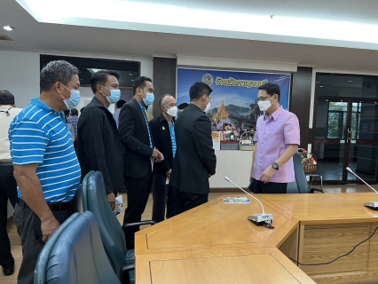 ไฟล์แนบ กปภ.สาขาพนมทวน เข้าพบผู้ว่าราชการจังหวัดกาญจนบุรี เพื่อรายงานสถานการณ์น้ำที่ใช้ในการผลิตน้ำประปา