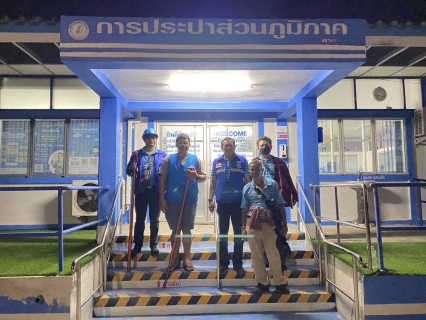 ไฟล์แนบ การประปาส่วนภูมิสาขาจันดี ลงพื้นที่เดินสำรวจหาท่อแตก-ท่อรั่ว