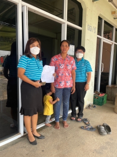 ไฟล์แนบ กปภ.สาขาบ้านตาขุน ลงพื้นที่ อำเภอพนม จังหวัดสุราษฎร์ธานี เพื่อประชาสัมพันธ์ช่องทางการชำระค่าน้ำออนไลน์ของ กปภ
