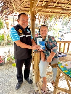ไฟล์แนบ การประปาส่วนภูมิภาคสาขาชุมพร ลงพื้นที่ออกรับคำร้องขอติดตั้งมาตรวัดน้ำแก่ลูกค้ารายใหม่ ณ วัดวิหารคงคาราม ต.บางลึก อ.เมือง จ.ชุมพร