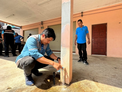 ไฟล์แนบ การประปาส่วนภูมิภาคสาขาชุมพร ลงพื้นที่ดำเนินกิจกรรมภายใต้โครงการ "เติมใจให้กัน" ไตรมาสที่ 2/2566 พื้นที่ตำบลบางลึก อำเภอเมือง จังหวัดชุมพร