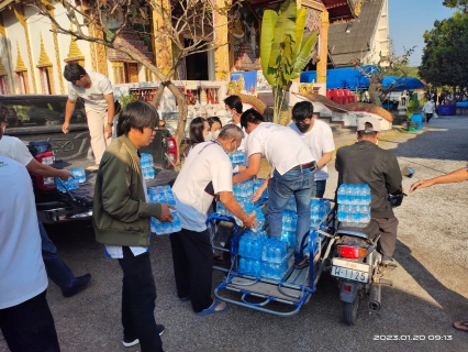 ไฟล์แนบ กปภ.สาขาบ้านโฮ่ง มอบน้ำดื่ม กปภ. และพนักงานร่วมถวายปัจจัยน้ำดื่ม โรงทาน เพิ่มเติม สนับสนุนในงานพระราชทานเพลิงศพ ท่านพระครูวิมลภูริทัต วัดป่าป๋วย 