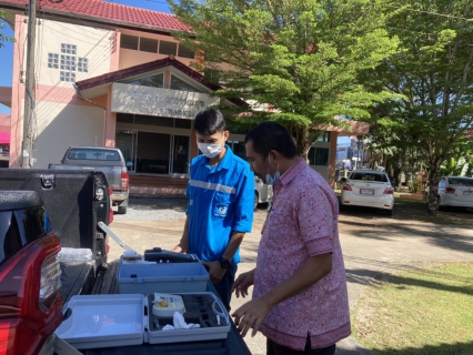ไฟล์แนบ การประปาส่วนภูมิภาคสาขาคลองท่อม ตรวจสอบคุณภาพน้ำ ณ สำนักงานสาธารณสุข อำเภอคลองท่อม