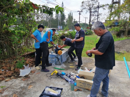 ไฟล์แนบ การประปาส่วนภูมิภาคสาขากระบี่ ร่วมกับ กองระบบผลิตและควบคุมคุณภาพน้ำ 4 งานบำรุงรักษา ดำเนินการติดตั้งบูสเตอร์ปั๊มขนาด 30 ลบ.ม./ชม. เพื่อเพิ่มประสิทธิภาพในการสูบจ่ายน้ำ แก้ปัญหาน้ำไหลอ่อน