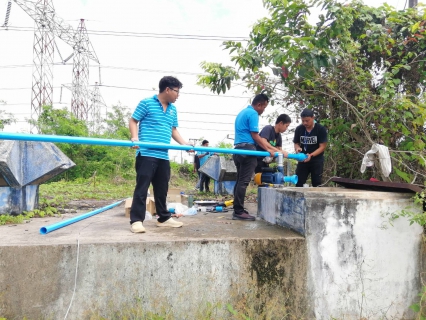 ไฟล์แนบ การประปาส่วนภูมิภาคสาขากระบี่ ร่วมกับ กองระบบผลิตและควบคุมคุณภาพน้ำ 4 งานบำรุงรักษา ดำเนินการติดตั้งบูสเตอร์ปั๊มขนาด 30 ลบ.ม./ชม. เพื่อเพิ่มประสิทธิภาพในการสูบจ่ายน้ำ แก้ปัญหาน้ำไหลอ่อน