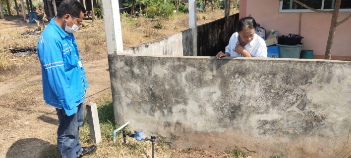 ไฟล์แนบ บริการทันใจ ใส่ใจลูกค้า กปภ.สาขากำแพงเพชร ส่ง Mr.ประปา ตรวจสอบน้ำไม่ไหล