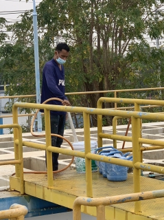 ไฟล์แนบ กปภ.สาขาพนมทวน ปฏิบัติตามแผนงานโครงการจัดการน้ำสะอาด WSP ล้างถังตกตะกอนประจำเดือน กุมภาพันธ์ ๒๕๖๖