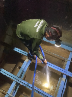 ไฟล์แนบ การประปาส่วนภูมิภาคสาขาบางสะพาน ร่วมกันทำความสะอาดล้างถังตกตะกอนโรงกรองน้ำขนาด 50 ลบ.ม./ชม.  และโมบายแพลนขนาด 100 ลบ.ม./ชม.  สถานีผลิตจ่ายน้ำร่อนทองตามโครงการจัดการน้ำสะอาด (WSP) ประจำเดือนกุมภาพันธ์ 2566