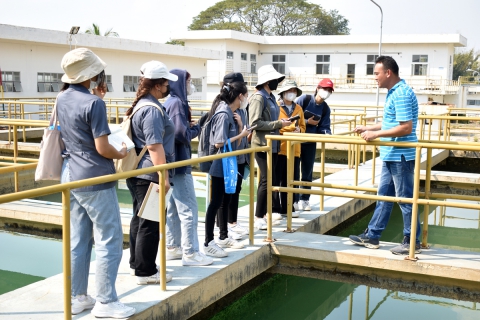 ไฟล์แนบ กปภ.สาขาอุบลราชธานี ต้อนรับนักศึกษาดูงานระบบผลิตน้ำประปา