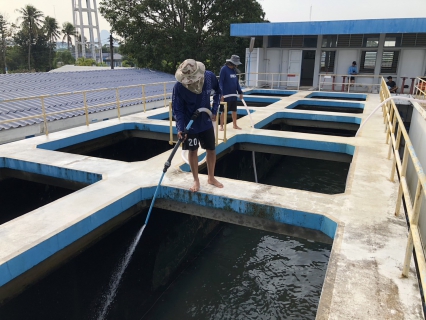 ไฟล์แนบ การประปาส่วนภูมิภาคสาขาประจวบคีรีขันธ์ ดำเนินการล้างถังตกตะกอนโรงกรองขนาด 400 ลบม./ชม. ฝั่งตะวันตก และโรงกรองขนาด 200 ลบม./ชม.