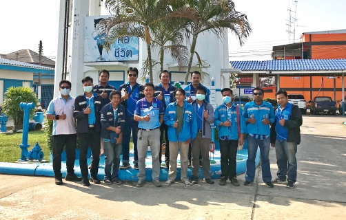 ไฟล์แนบ กปภ. สาขาปราณบุรี ลงพื้นที่ค้นหาท่อแตกรั่ว (ALC) พร้อมตรวจสอบแรงดันน้ำ บริเวณ ถนนพลายงาม หมู่ที่ 4 ต.เขาน้อย อ.ปราณบุรี จ.ประจวบคีรีขันธ์ เพื่อแก้ไขปัญหาน้ำประปาไหลอ่อน -ไม่ไหลในพื้นที่ 