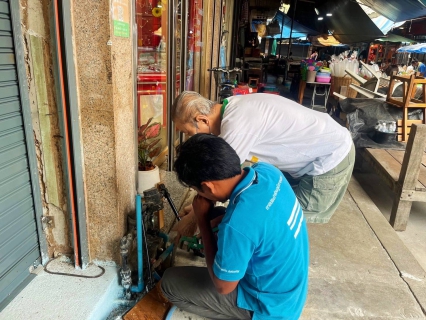 ไฟล์แนบ การประปาส่วนภูมิภาคสาขาวิเศษชัยชาญลงพื้นที่ จัดกิจกรรมโครงการ "มุ่งมั่นเพื่อปวงชน เติมใจให้กัน"