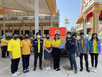 ไฟล์แนบ กปภ.สาขาขลุง มอบน้ำดื่มบรรจุขวดตราสัญลักษณ์ กปภ.ในกิจกรรมจิตอาสา
