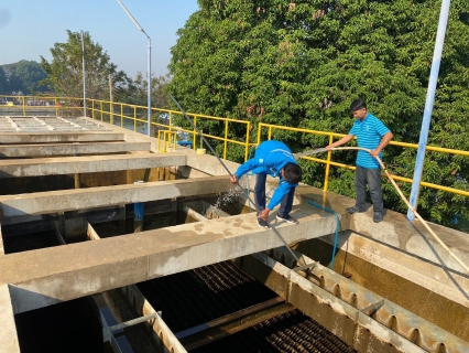 ไฟล์แนบ กปภ.สาขากาญจนบุรี ล้างถังตกตะกอนโรงกรองน้ำ ประจำเดือน กุมภาพันธ์ 2566