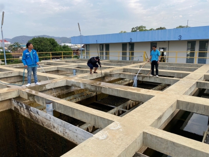 ไฟล์แนบ กปภ.สาขากาญจนบุรี ล้างถังตกตะกอนโรงกรองน้ำ ประจำเดือน กุมภาพันธ์ 2566