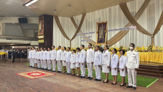 ไฟล์แนบ กปภ.สาขากาญจนบุรี เข้าร่วมงานพิธีถวายสักการะแด่พระบาทสมเด็จพระบรมชนกาธิเบศร มหาภูมิพลอดุลยเดชมหาราช บรมนาถบพิตร  พระบิดาแห่งมาตรฐานการช่างไทย