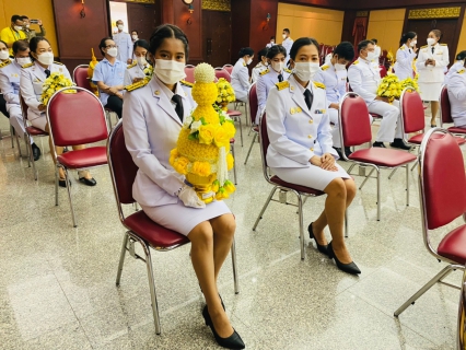 ไฟล์แนบ กปภ.สาขากระบี่ ร่วมพิธีวางพานพุ่มดอกไม้ถวายราชสักการะน้อมรำลึกในพระมหากรุณาธิคุณในหลวง ร.9 เนื่องในวัน วันมาตรฐานฝีมือแรงงานแห่งชาติ ประจำปี 2566