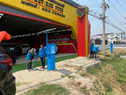 ไฟล์แนบ กปภ.สาขากาญจนบุรี  ดำเนินการปรับทิศทางการจ่ายน้ำ