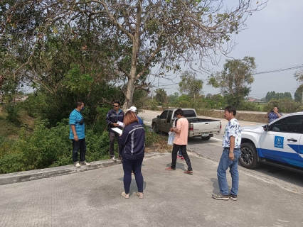 ไฟล์แนบ กปภ.สาขาสุพรรณบุรี ลงพื้นที่สำรวจในการวางท่อขยายเขตจำหน่ายน้ำ เพื่อที่จะดำเนินการขอจัดสรรงบประมาณสำหรับขยายเขตให้บริการน้ำประปา