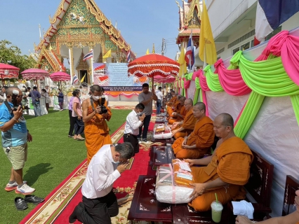 ไฟล์แนบ กปภ.สาขาปราจีนบุรี เข้าร่วมพิธีวางศิลาฤกษ์ ศาลาเอนกประสงค์ 2 ชั้น  วัดบางกระเบาพระอารามหลวง 