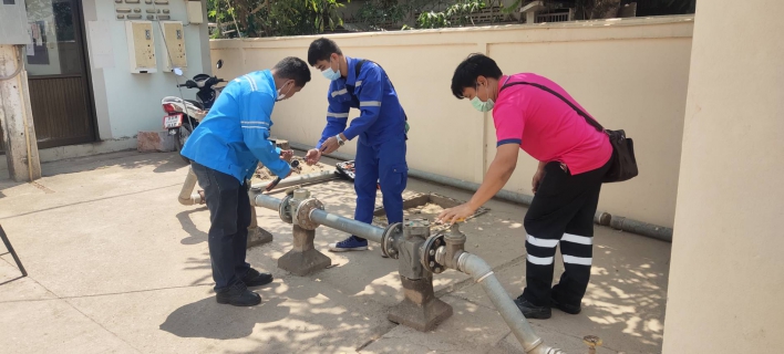 ไฟล์แนบ ให้มิสเตอร์ประปาดูแลคุณ ! กปภ.สาขากำแพงเพชร ลงพื้นที่ตรวจสอบมาตรวัดน้ำ รพ.พรานกระต่าย