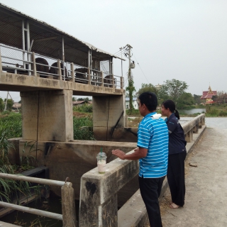 ไฟล์แนบ กปภ.สาขาสุพรรณบุรี ลงพื้นที่สำรวจและประเมินปริมาณน้ำในแหล่งน้ำดิบของสถานีผลิตน้ำสวนแตง 