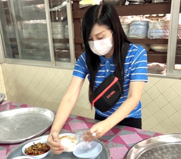 ไฟล์แนบ กปภ.สาขาขลุง เข้าร่วมกิจกรรมเข้าวัดทำบุญวันธรรมสวนะ (วันพระ) ณ วัดวันยาวบน ตำบลขลุง อำเภอขลุง จังหวัดจันทบุรี