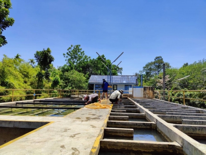 ไฟล์แนบ กปภ.สาขากาญจนดิษฐ์ ดำเนินการล้างทำความสะอาดโรงกรองน้ำและบ่อตกตะกอน หน่วยบริการดอนสัก สถานีผลิตน้ำบ้านน้ำฉา อำเภอดอนสัก จังหวัดสุราษร์ธานี ประจำไตรมาส 2/2566 