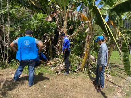 ไฟล์แนบ กปภ.สาขากระบี่ ดำเนินงานตามแผนบริหารจัดการน้ำสูญเสียเชิงรุก เดินหน้าลงพื้นที่ บ้านหนองทะเล  คลองม่วง ตำบลหนองทะเล อำเภอเมือง จังหวัดกระบี่ (บ้านหนองทะเล  อ่าวเสี้ยว คลองม่วง  จนถึง  เรือนประทับแหลมหางนาค) เดินเท้าหาท่อแตกรั่ว พร้อมซ่อมปิดจุด เพื่อลดการเกิดน้ำสูญเสีย