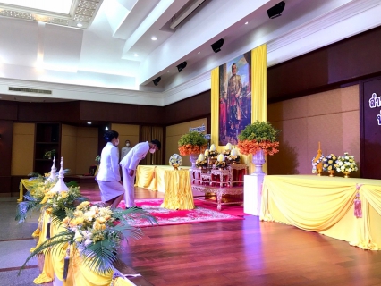 ไฟล์แนบ กปภ.สาขากระบี่ ร่วมพิธีวางพานพุ่มดอกไม้เพื่อถวายราชสักการะพระบาทสมเด็จพระพุทธยอดฟ้าจุฬาโลกมหาราช และวันที่ระลึกมหาจักรีบรมราชวงศ์ 