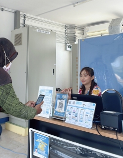 ไฟล์แนบ กปภ.สาขาภูเก็ต ลงพื้นที่รับชำระค่าน้ำประปานอกสถานที่ครั้งที่ 1 ประจำเดือน เมษายน 2566 ณ สถานีผลิตน้ำบ้านบางโจ 