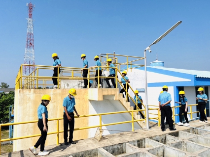 ไฟล์แนบ การประปาส่วนภูมิภาคสาขาวัฒนานคร จัดกิจกรรม OJT  (ON THE JOB TRAINING) ระบบผลิตและควบคุมคุณภาพน้ำ 