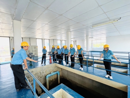ไฟล์แนบ การประปาส่วนภูมิภาคสาขาวัฒนานคร จัดกิจกรรม OJT  (ON THE JOB TRAINING) ระบบผลิตและควบคุมคุณภาพน้ำ 