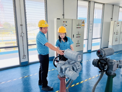 ไฟล์แนบ การประปาส่วนภูมิภาคสาขาวัฒนานคร จัดกิจกรรม OJT  (ON THE JOB TRAINING) ระบบผลิตและควบคุมคุณภาพน้ำ 