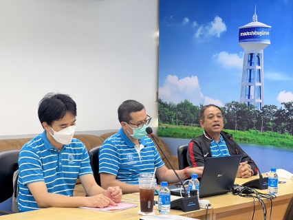 ไฟล์แนบ กปภ.สาขาสมุทรสงคราม ซักซ้อมแนวทางดำเนินการด้านความปลอดภัย อาชีวอนามัย และสภาพแวดล้อมในการทำงานของ กปภ. 