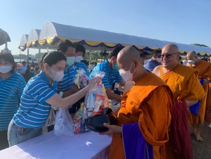 ไฟล์แนบ กปภ.สาขาสามพราน เข้าร่วมพิธีทำบุญตักบาตร เนื่องในวันวิสาขบูชา ประจำปี 2566