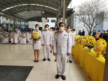 ไฟล์แนบ กปภ.สาขาสมุทรสาคร ร่วมพิธีวางพานพุ่มดอกไม้สดถวายราชสักการะน้อมรำลึกในพระมหากรุณาธิคุณในหลวง ร.9 เนื่องในวัน วันมาตรฐานฝีมือแรงงานแห่งชาติ ประจำปี 2566