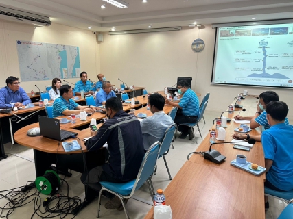 ไฟล์แนบ กปภ.สาขาสมุทรสาคร ร่วมประชุมหารือแนวทางการปรับลดระดับจุดสูบน้ำ ผ่านสื่ออิเล็กทรอนิกส์