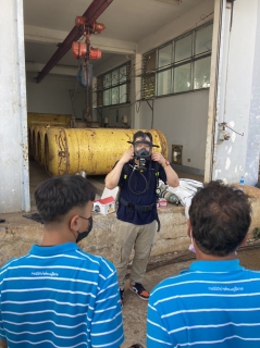 ไฟล์แนบ กปภ.สาขาขอนแก่น (พ) เข้าร่วมประชุม โครงการให้ความรู้ความเข้าใจการใช้คลอรีนเหลวเเละซักซ้อมการเผชิญเหตุกรณีแก๊สคลอรีนรั่วไหลให้กับพนักงานในสังกัด กปภ.ข.6
