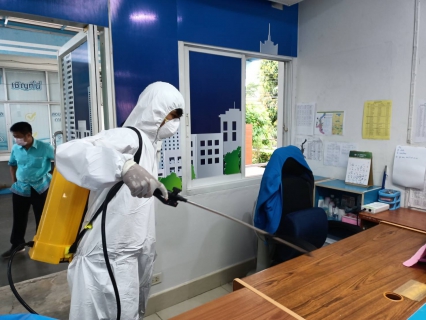 ไฟล์แนบ ฉีดพ่นยาฆ่าเชื้อโรค ป้องกันการแพร่ระบาดของเชื้อไวรัสโควิด-19 สร้างความมั่นใจให้กับลูกค้า