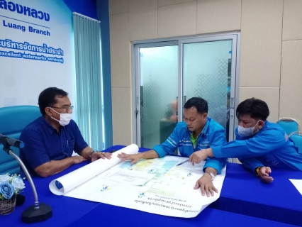 ไฟล์แนบ กปภ.สาขาคลองหลวง ลงพื้นที่เชิงรุกตรวจสอบแรงดันน้ำ และสำรวจท่อแตกท่อรั่ว  