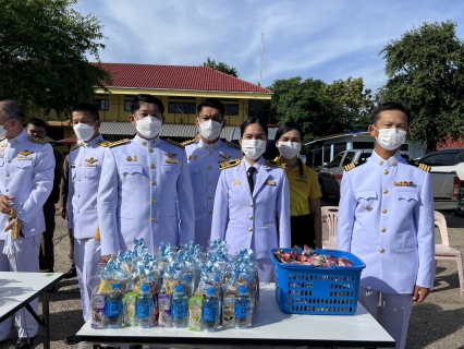 ไฟล์แนบ การประปาส่วนภูมิภาค (กปภ.) สาขาอรัญประเทศ เข้าร่วมพิธีทำบุญตักบาตรถวายพระราชกุศล พระบาทสมเด็จพระเจ้าอยู่หัว เนื่องในโอกาสมหามงคลเฉลิมพระชนมพรรษา 28 กรกฎาคม 2566 ณ บริเวณด้านหน้าที่ว่าการอำเภออรัญประเทศ