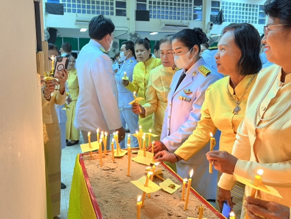 ไฟล์แนบ การประปาส่วนภูมิภาค (กปภ.) สาขาอรัญประเทศ  ร่วมพิธีถวายเครื่องราชสักการะและวางพานพุ่ม และพิธีจุดเทียนถวายพระพรชัยมงคล เฉลิมพระเกียรติพระบาทสมเด็จพระเจ้าอยู่หัว เนื่องในโอกาสมหามงคลเฉลิมพระชนมพรรษา ชนมพรรษา 28 กรกฎาคม 2566 ณ หอประชุมอำเภออรัญประเทศ จังหวัดสระแก้ว