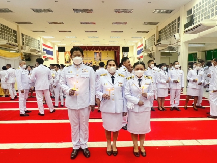 ไฟล์แนบ การประปาส่วนภูมิภาค (กปภ.) สาขาอรัญประเทศ  ร่วมพิธีถวายเครื่องราชสักการะและวางพานพุ่ม และพิธีจุดเทียนถวายพระพรชัยมงคล เฉลิมพระเกียรติพระบาทสมเด็จพระเจ้าอยู่หัว เนื่องในโอกาสมหามงคลเฉลิมพระชนมพรรษา ชนมพรรษา 28 กรกฎาคม 2566 ณ หอประชุมอำเภออรัญประเทศ จังหวัดสระแก้ว