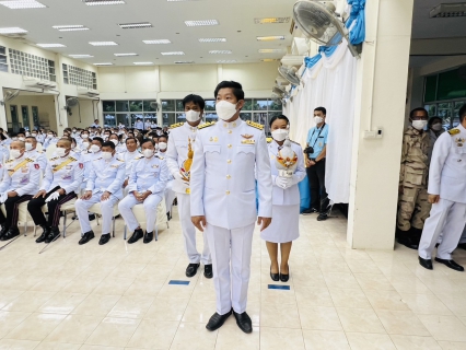 ไฟล์แนบ การประปาส่วนภูมิภาค (กปภ.) สาขาอรัญประเทศ ร่วมพิธีถวายเครื่องราชสักการะและวางพานพุ่ม และพิธีจุดเทียนถวายพระพรชัยมงคล เนื่องในโอกาสมหามงคลเฉลิมพระชนมพรรษา 12 สิงหาคม 2566 ณ หอประชุมอำเภออรัญประเทศ จังหวัดสระแก้ว