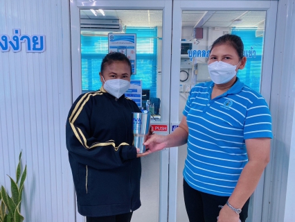 ไฟล์แนบ กปภ.สาขากุยบุรี มอบของรางวัลให้ผู้โชคดีที่เข้าร่วมกิจกรรมเพิ่มเพื่อนทางไลน์ 
