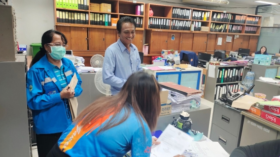 ไฟล์แนบ กปภ.สาขากาญจนบุรี ออกติดตามหนี้ค้างชำระค่าน้ำประปาของส่วนราชการ 