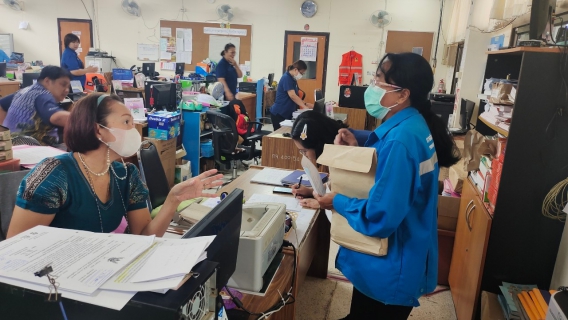 ไฟล์แนบ กปภ.สาขากาญจนบุรี ออกติดตามหนี้ค้างชำระค่าน้ำประปาของส่วนราชการ 