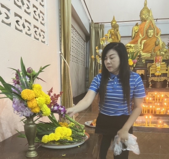 ไฟล์แนบ กปภ.สาขาขลุง เข้าร่วมกิจกรรมเข้าวัดทำบุญวันธรรมสวนะ (วันพระ) ณ วัดสุวรรณรังษี ตำบลตะปอน อำเภอขลุง จังหวัดจันทบุรี